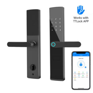 S604L Smart Fingerprint Door Lock – Tuya BLE Keyless Entry Password Biometric Smart Handle Lock