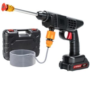 Cordless Portable Car Pressure Washer – Powerful Wireless Jet Foam Car Washer with Rechargeable Battery