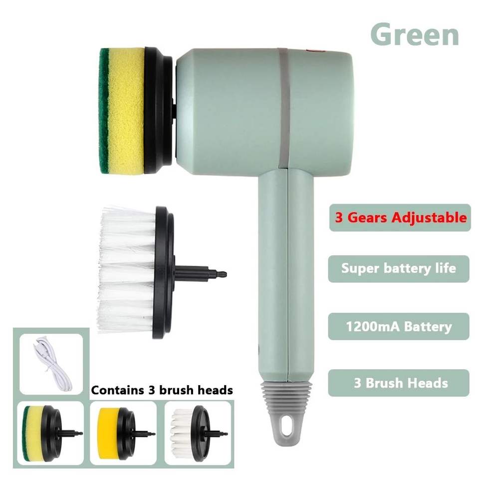 Cordless Electric Spin Scrubber – Multi-Purpose Cleaning Brush for Bathroom, Kitchen & Dishes - Image 6