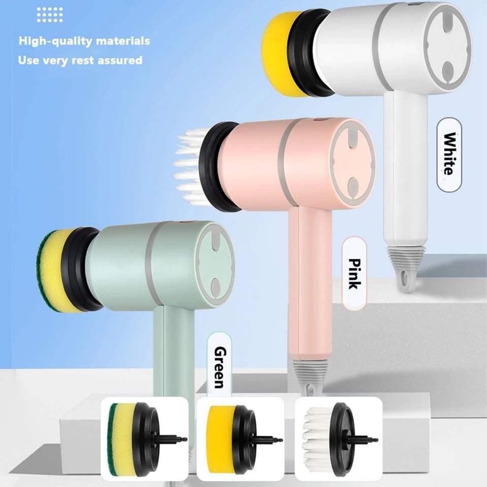 Cordless Electric Spin Scrubber – Multi-Purpose Cleaning Brush for Bathroom, Kitchen & Dishes - Image 7