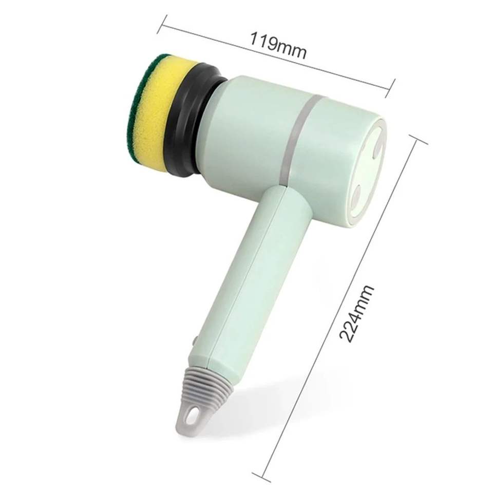 Cordless Electric Spin Scrubber – Multi-Purpose Cleaning Brush for Bathroom, Kitchen & Dishes - Image 4