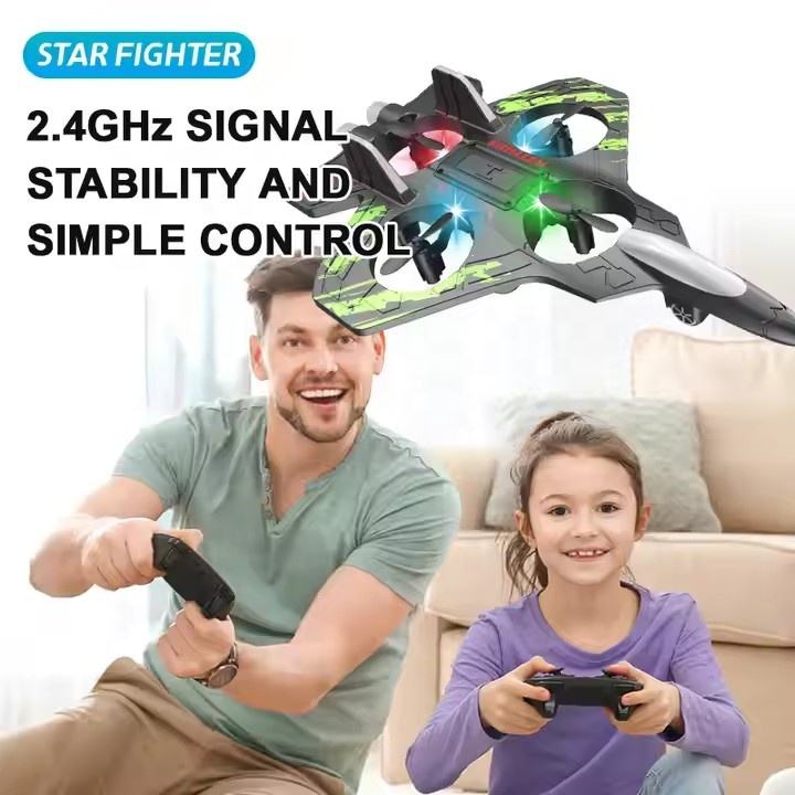 2.4G Long Range Waterproof RC Glider Airplane – Durable EPP Foam Remote Control Fighter Plane Toy. - Image 8