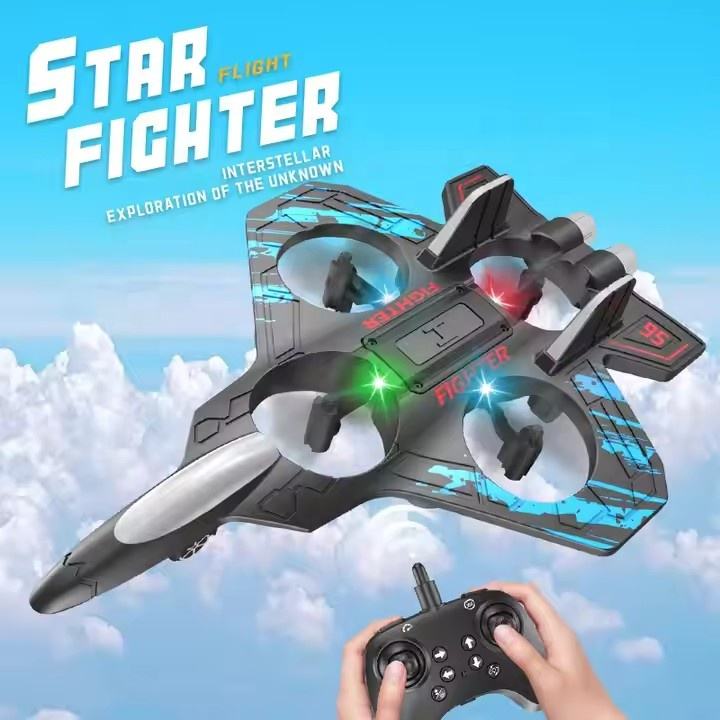 2.4G Long Range Waterproof RC Glider Airplane – Durable EPP Foam Remote Control Fighter Plane Toy.