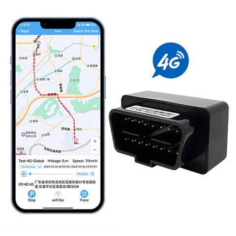 4G OBD GPS Tracker YG-OBD – Real Time Car Tracking Device with Overspeed & ACC Alarm.