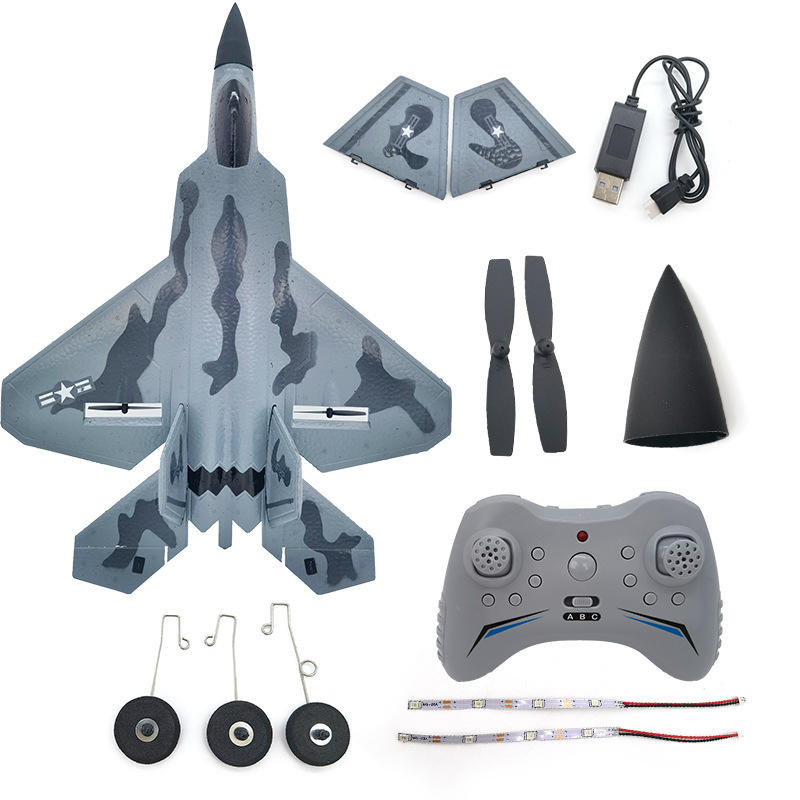 2.4G Long Range Waterproof RC Glider Airplane – Durable EPP Foam Remote Control Fighter Plane Toy.